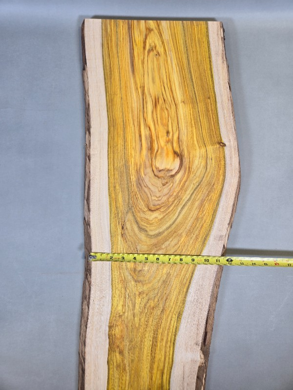 Live Edge Canarywood Slab