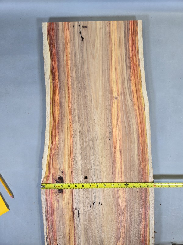 Canarywood Hardwood Table Top Plank